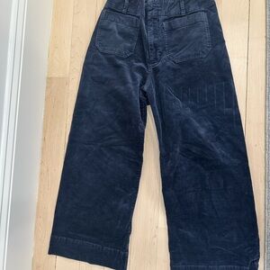 Maeve Corduroy Pants in Navy